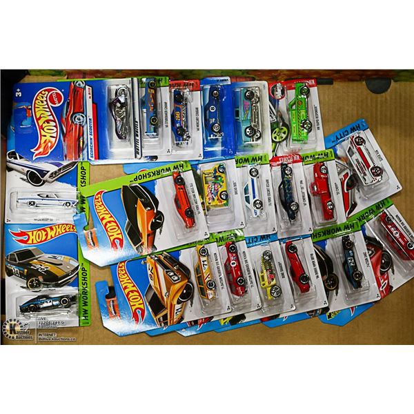 LOT OF 20 NEW COLLECTIBLE HOTWHEELS CARS