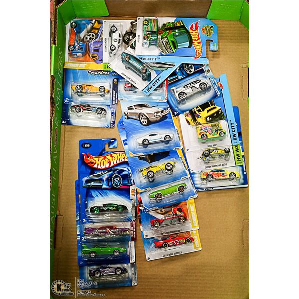 LOT OF 20 NEW COLLECTIBLE HOTWHEELS CARS