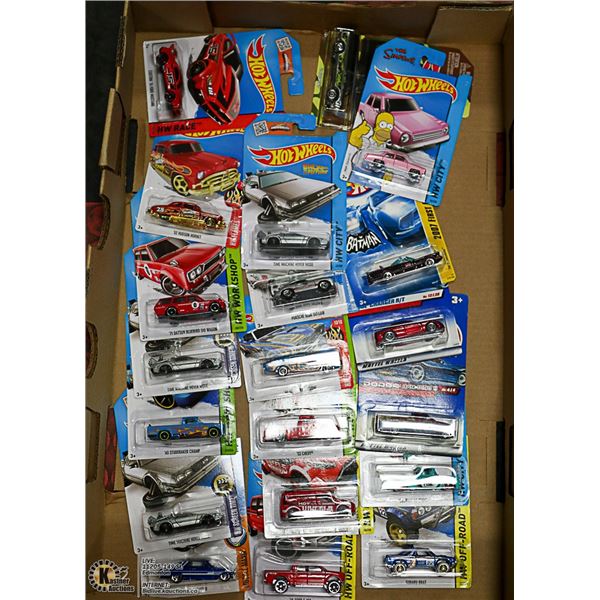 LOT OF 20 NEW COLLECTIBLE HOTWHEELS CARS