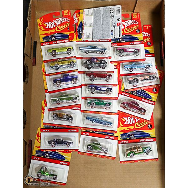 LOT OF 20 NEW COLLECTIBLE HOTWHEELS CARS