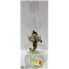 Image 1 : VINTAGE OIL LAMP -STANDS 18 INCHES TALL