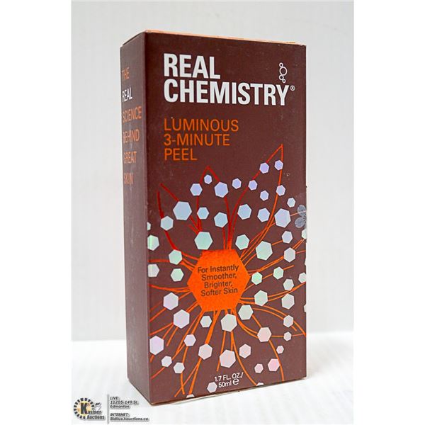 REAL CHEMISTRY LUMINOUS 3 MIN PEEL FOR  FOR