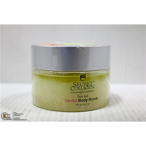 SECRET COLLAGEN SEA SALT VANILLA BODY SCRUB