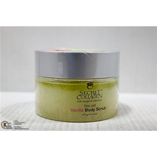 SECRET COLLAGEN SEA SALT VANILLA BODY SCRUB
