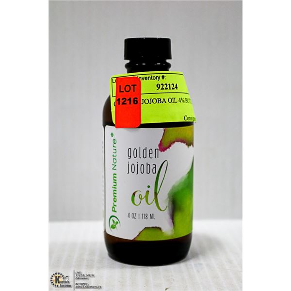 GOLDEN JOJOBA OIL 4% BOTTLE