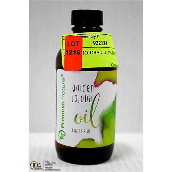 GOLDEN JOJOBA OIL 4% BOTTLE