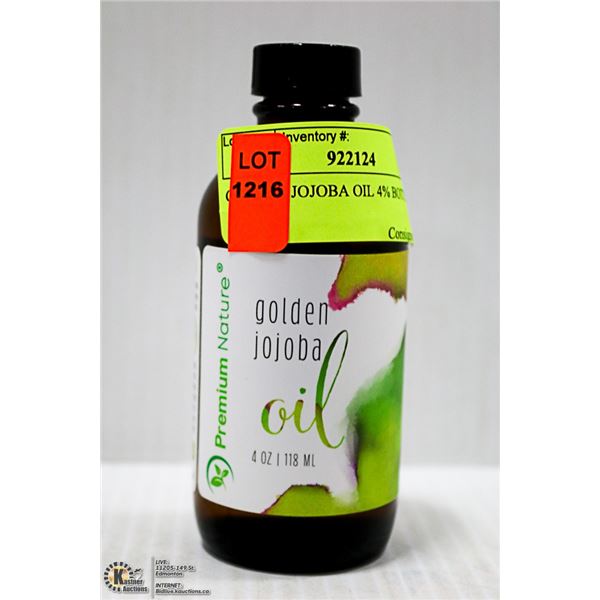 GOLDEN JOJOBA OIL 4% BOTTLE