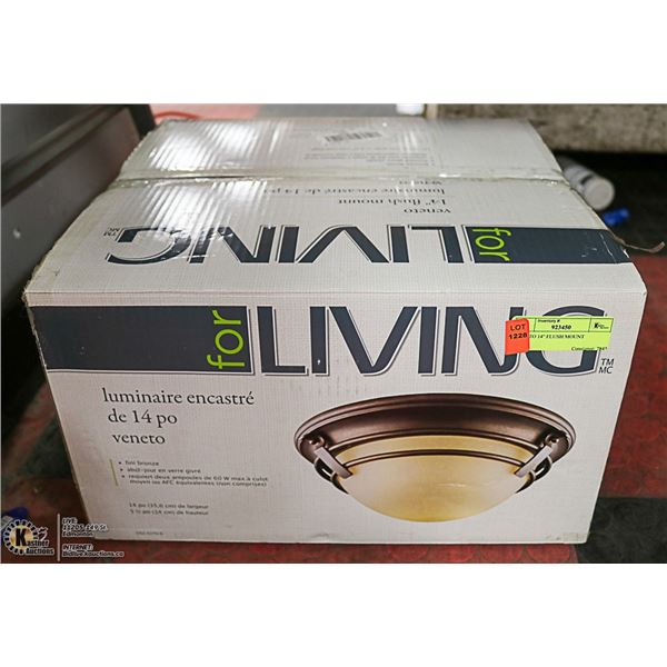 VENETO 14" FLUSH MOUNT