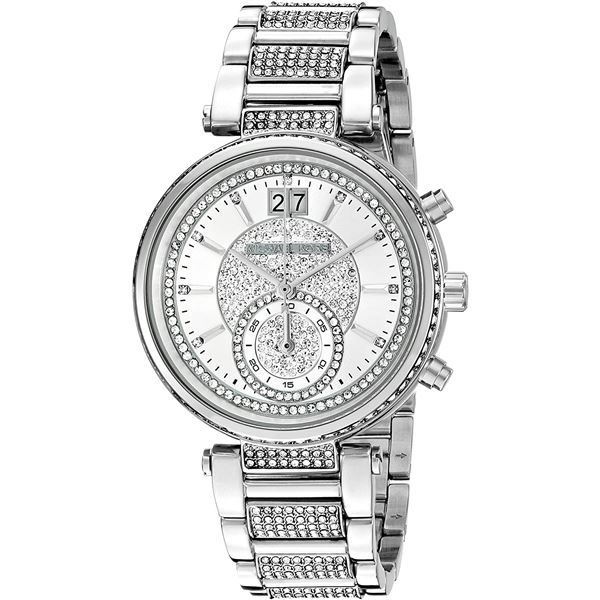 NEW MICHAEL KORS CRYSTAL DIAL39MM W/DATE MSRP $549