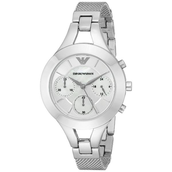 NEW EMPORIO ARMANI TRIPLE CHRONO 34MM MSRP $442