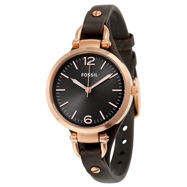 NEW FOSSIL WATCH W/ BROWN LEATHER BAND MSRP $197