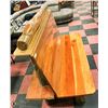 Image 1 : 5FT RUSTIC LOG BENCH SEAT