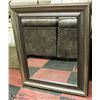 Image 1 : LARGE FRAMMED MIRROR, 31 X 37
