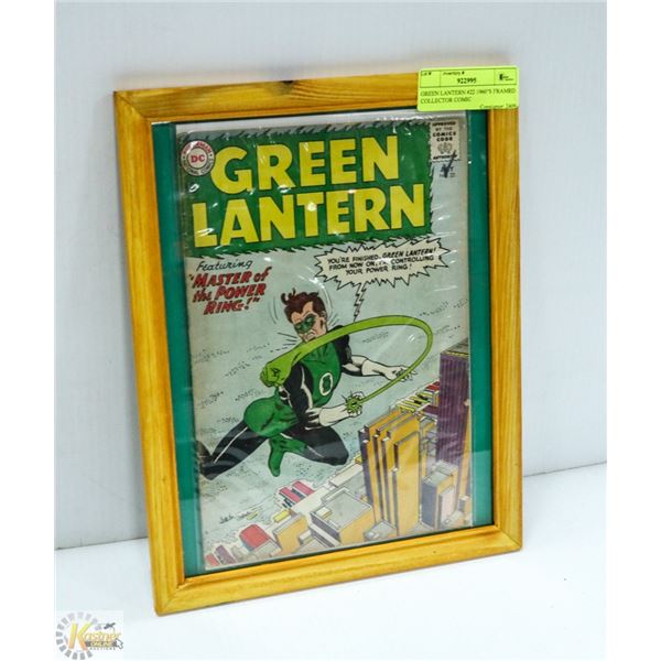 GREEN LANTERN #22 1960’S FRAMED COLLECTOR COMIC