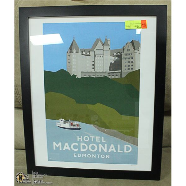 HOTEL MACDONALD PICTURE FRAMED