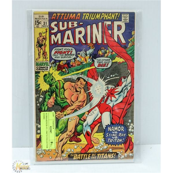 SUBMARINER #31 1960’S COLLECTOR COMIC