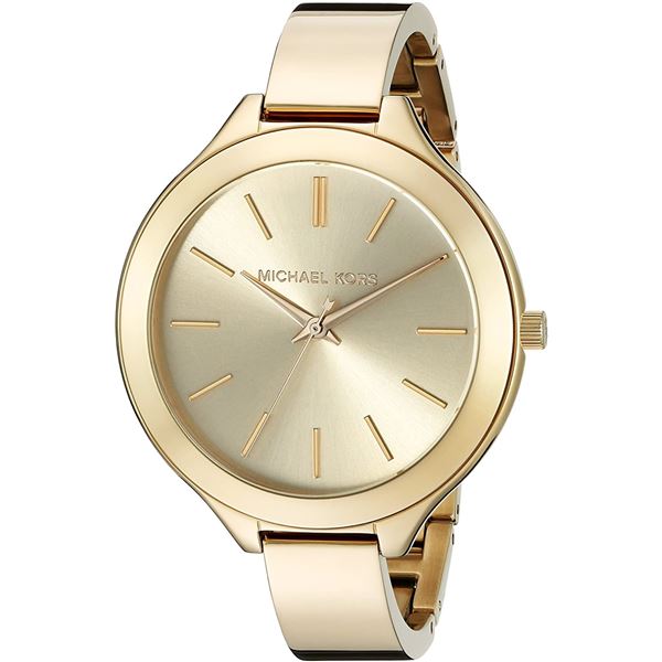 NEW MICHAEL KORS RUNWAY CHAMPAGNE DIAL MSRP $269