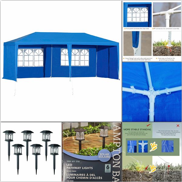 FEATURED EVENT TENTS AND SOLAR LIGHTS