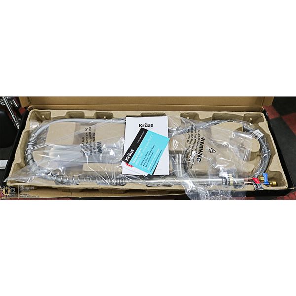 NEW KRAUS STAINLESS STEEL KITCHEN FAUCET