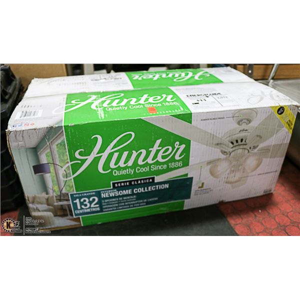 NEW HUNTER CELING FAN