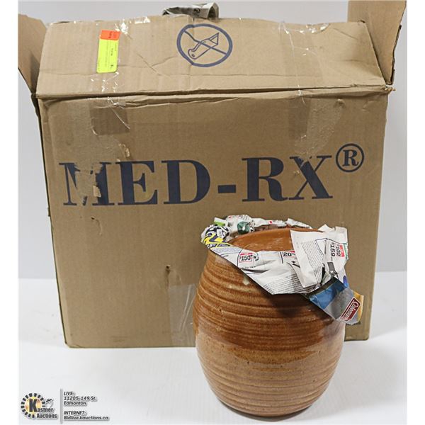 CLAY POTTERY CONTAINER SET