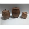 Image 2 : CLAY POTTERY CONTAINER SET