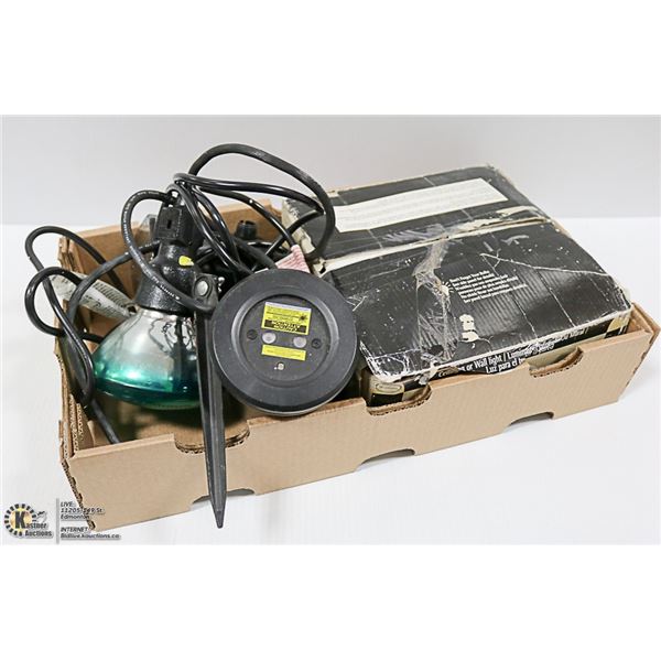 BOX OF LED LIGHTS AND CEILING LIGHTS