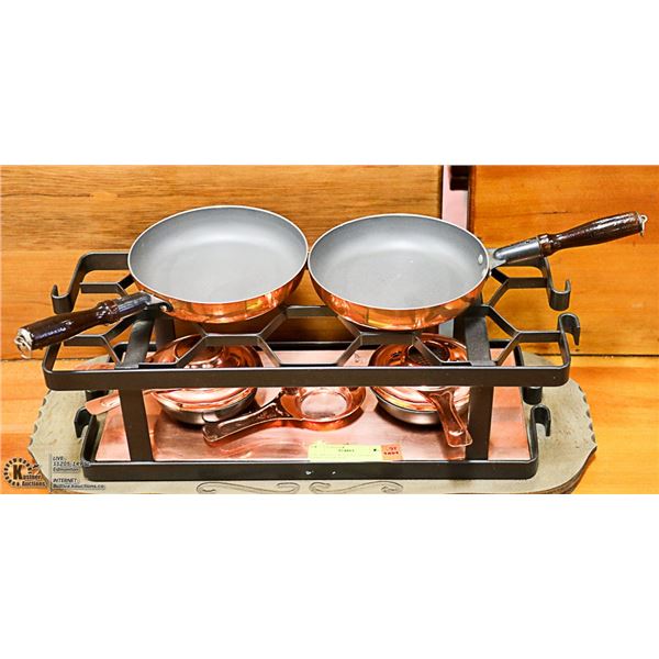 NEW BRASS CHAFFING DISH IN GOOD CONDITION