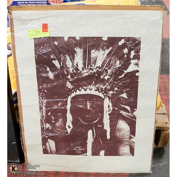 CHIEF BILL ROCK CROW PICTURE 1900 RHINEHART