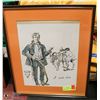 Image 1 : CHARLIE RUSSELL PICTURE 'I RODE HIM' SIGNED