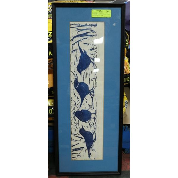 'SEARCHING FOR THE DAILY FOOD SILKSCREEN PICTURE