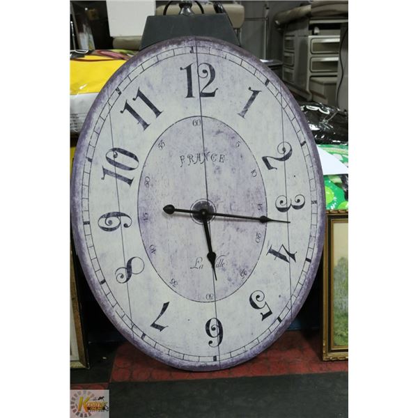 LARGE FRANCE LAVILLE WALL CLOCK