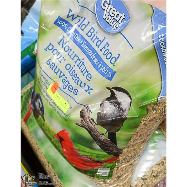 2 BAGS OF GREAT VALUE WILD BIRD SEED