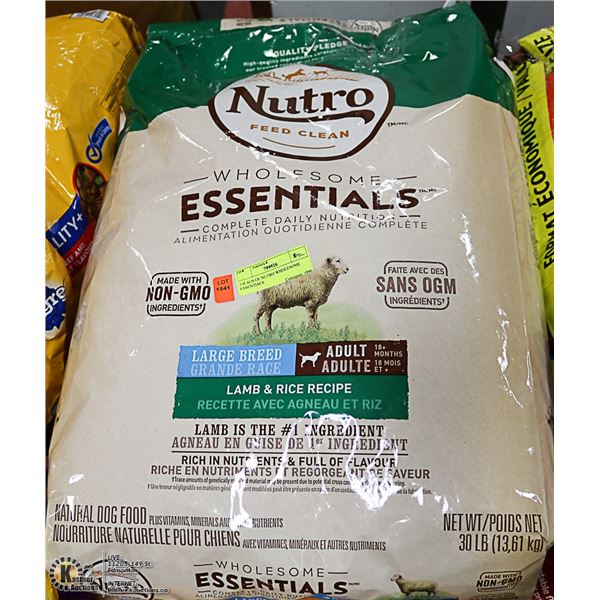 3 BAGS OF NUTRO WHOLESOME ESSENTIALS
