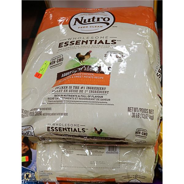 6 BAGS OF NUTRO WHOLESOME ESSENTIALS