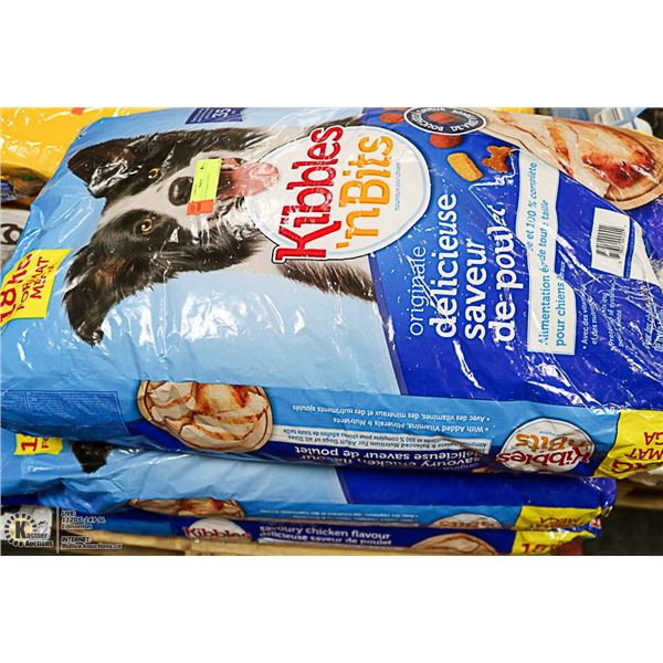 3 BAGS OF KIBBLE N BITS