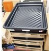 Image 1 : LOT OF 7 NEW 24"X36"X4.75" UTILITY TRAYS