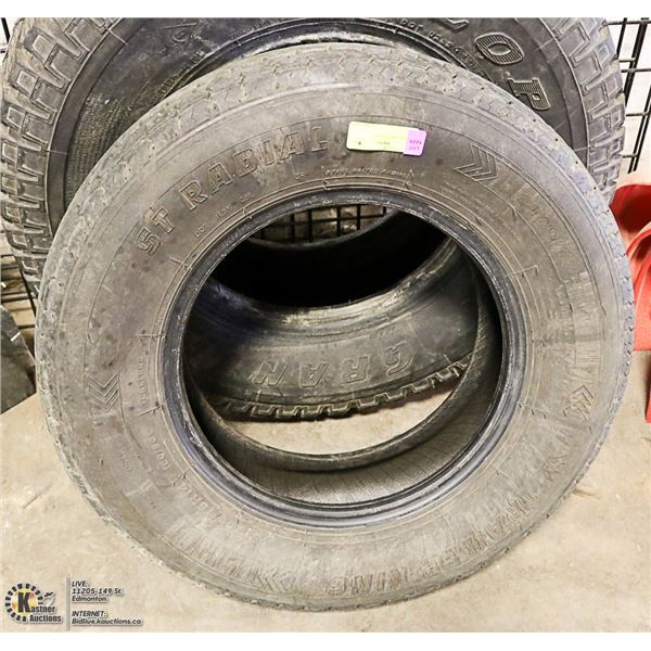 TRAILER TIRE 205/75/14