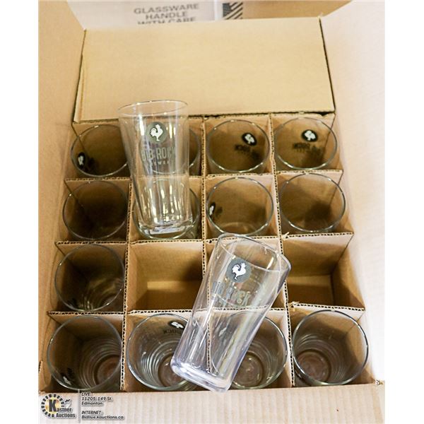 CASE OF 24 20OZ BIG ROCK GLASSES