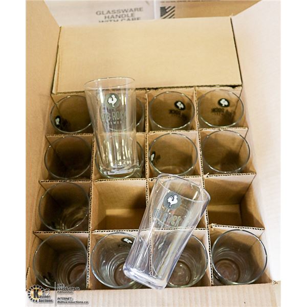 CASE OF 24 20OZ BIG ROCK GLASSES
