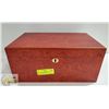 Image 2 : LTH - 0201 HUMIDOR RUSTIC BURL FINISH WITH DRAWER