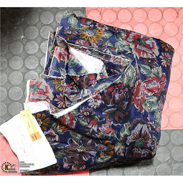 VINTAGE VELVET 12FT LONG X 45" WIDE