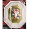 Image 1 : OIL ON CANVAS FLORAL PAINTING