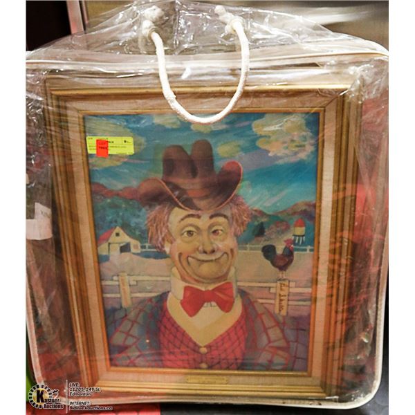 RED SKELTON NUMBERED AND SIGNED PAINTING