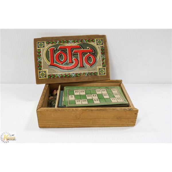 VINTAGE LOTTO GAME