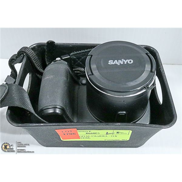 SANYO DIGITAL CAMERA - 21X OPTICAL ZOOM,