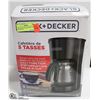 Image 1 : NEW. BLACK AND DECKER 5 CUP COFFEE POT