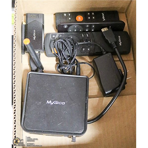 BOX WITH MYGICA ANDROID TV BOX WITH