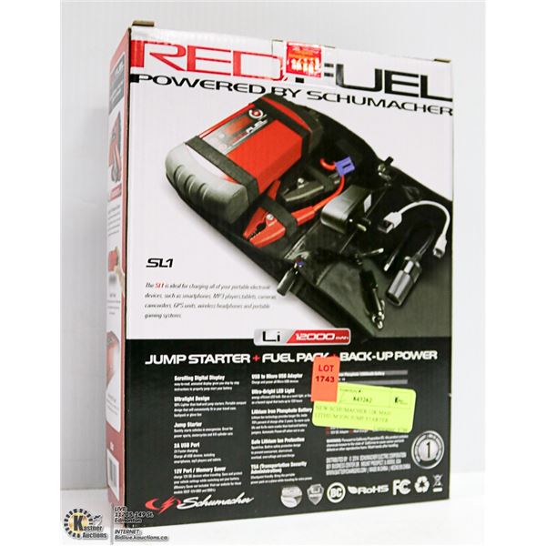 SCHUMACHER 12K MAH LITHIUM ION JUMP STARTER