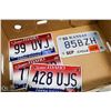 Image 1 : LOT OF 4 US MOTORCYCLE LICENSE PLATE